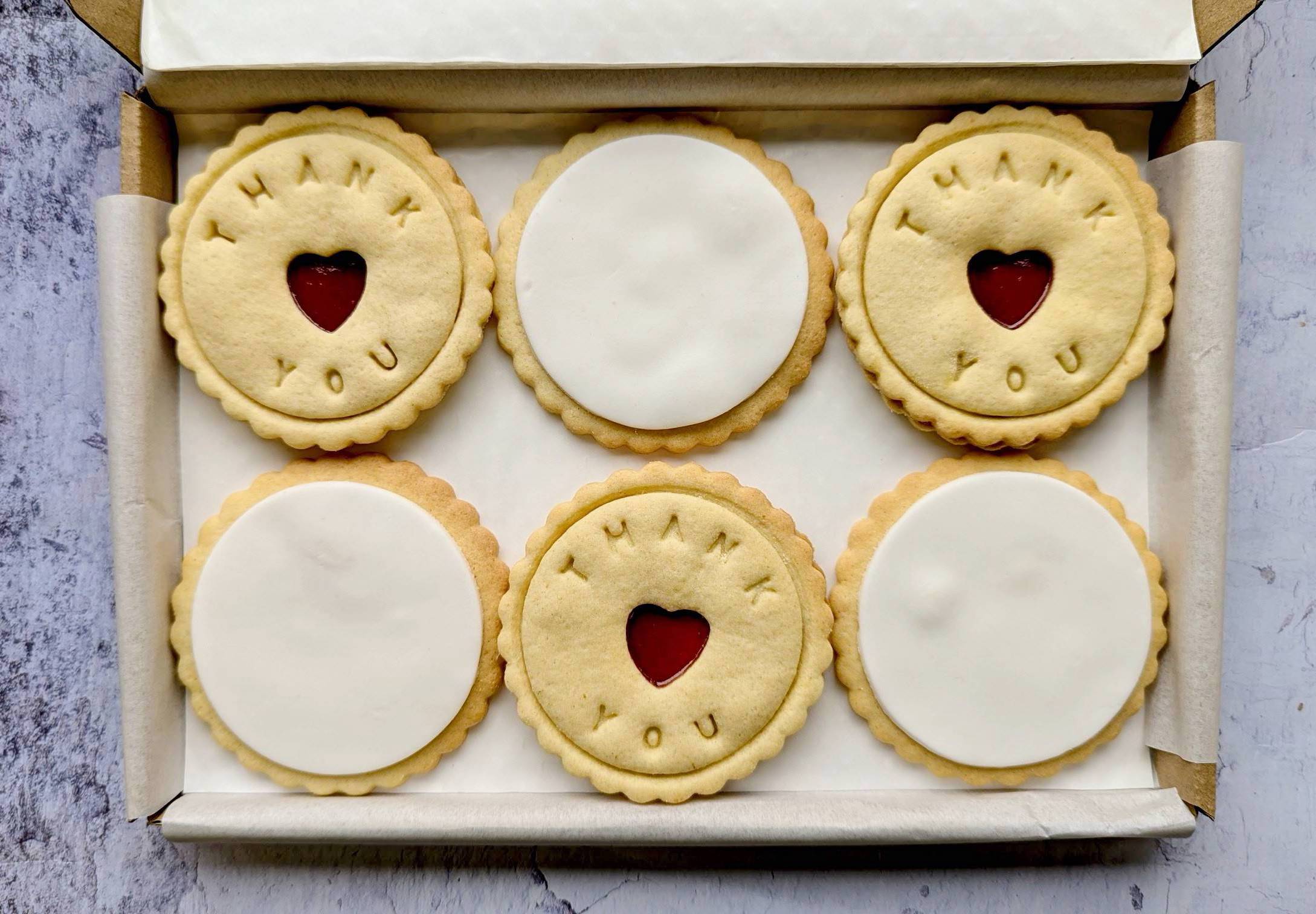 Printed Rice Paper Biscuits in Letterbox-Friendly Box